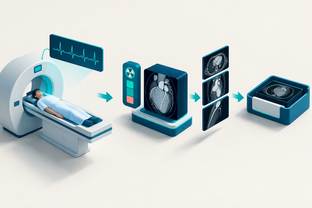 Illustration of cardiac CT submission requirements