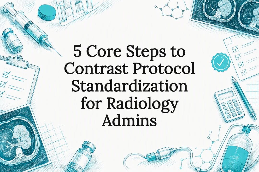 Contrast protocol standardization title card