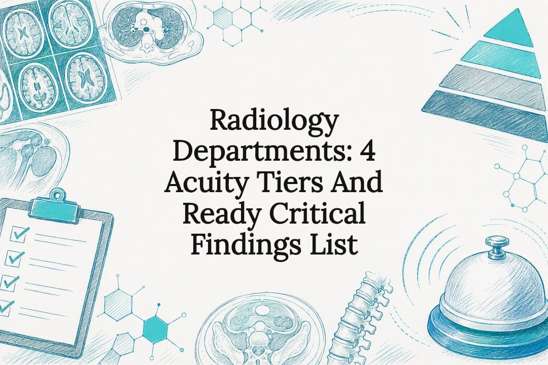 Radiology critical findings title card
