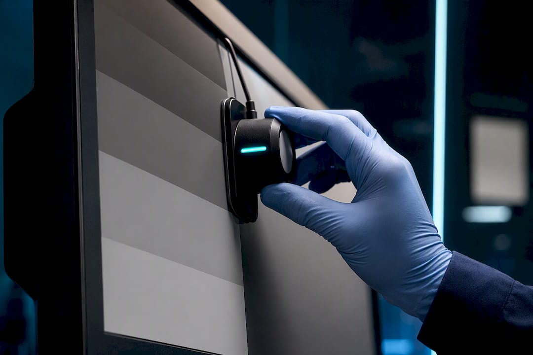 Photometer measuring diagnostic display luminance