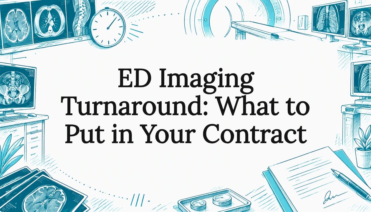 Sketch frame for ED imaging contract turnaround
