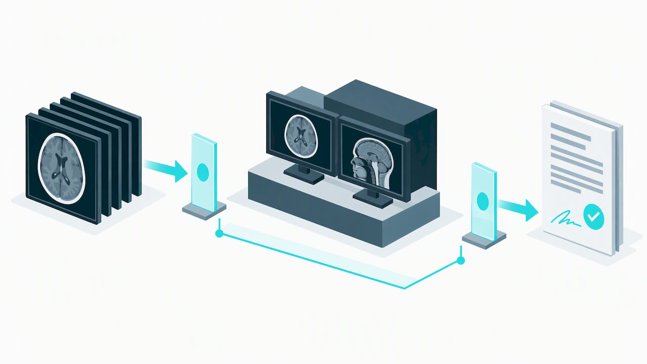 SLA interval from image arrival to signature