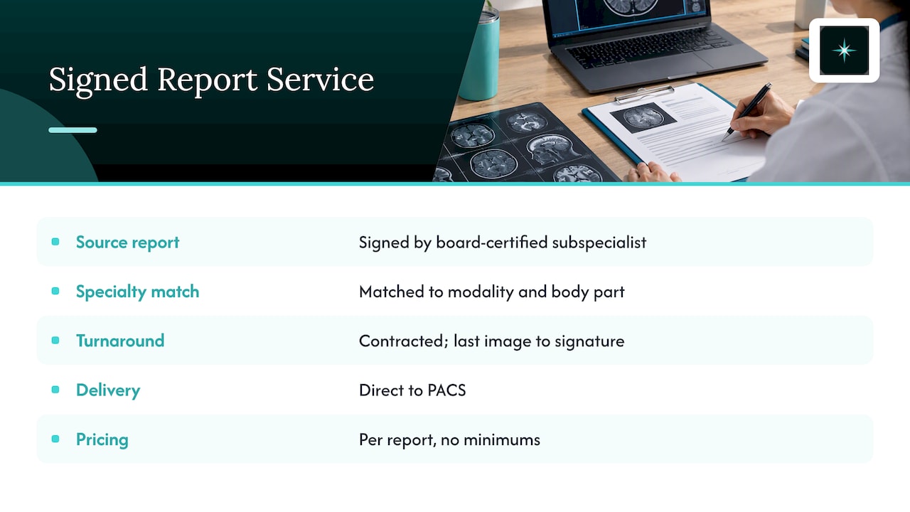 Where can you get a signed report to anchor your multilingual program?: overview diagram