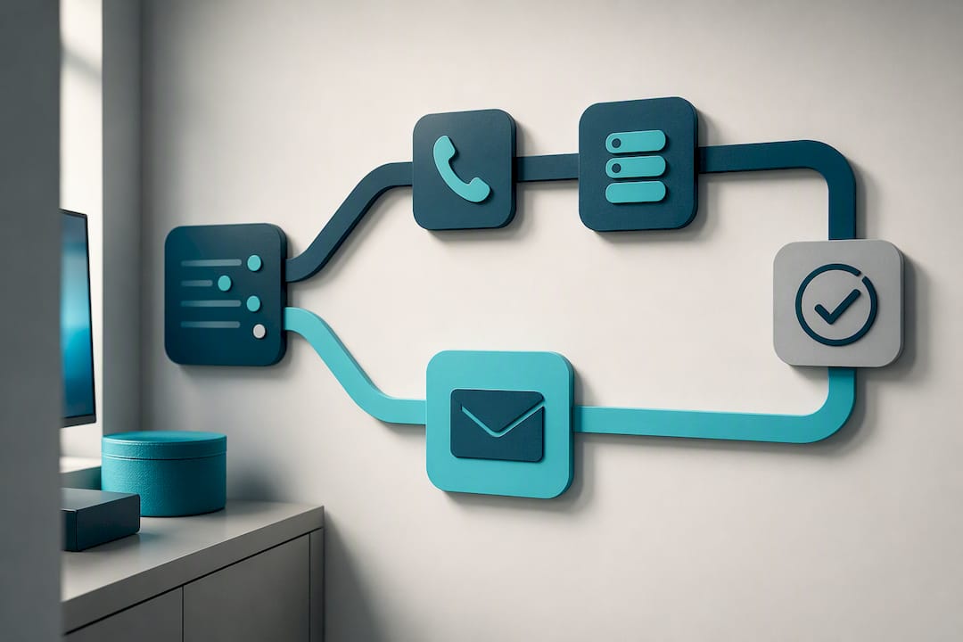 Two-channel radiology alert routing diagram