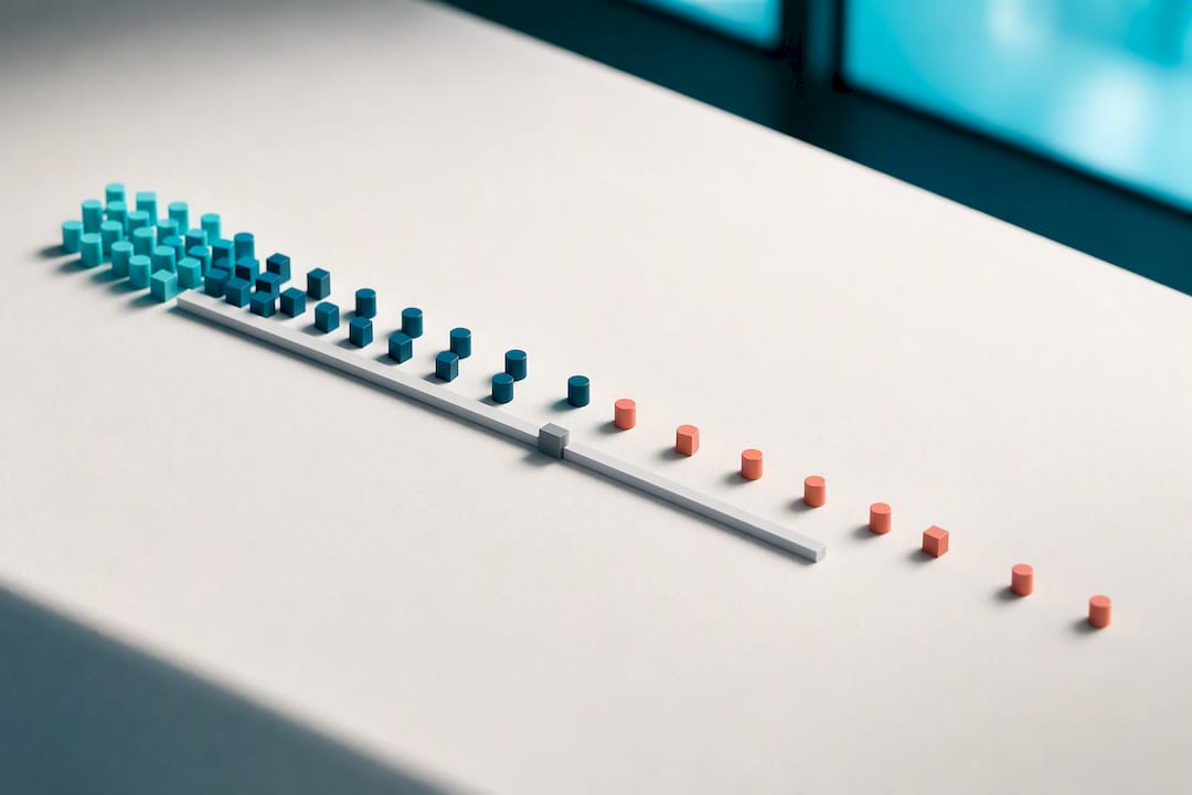 Average versus long-tail turnaround illustration