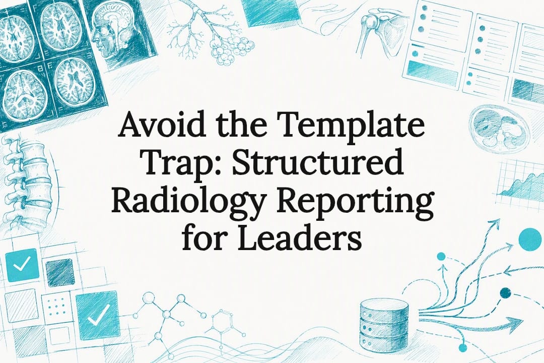 Structured radiology reporting title card