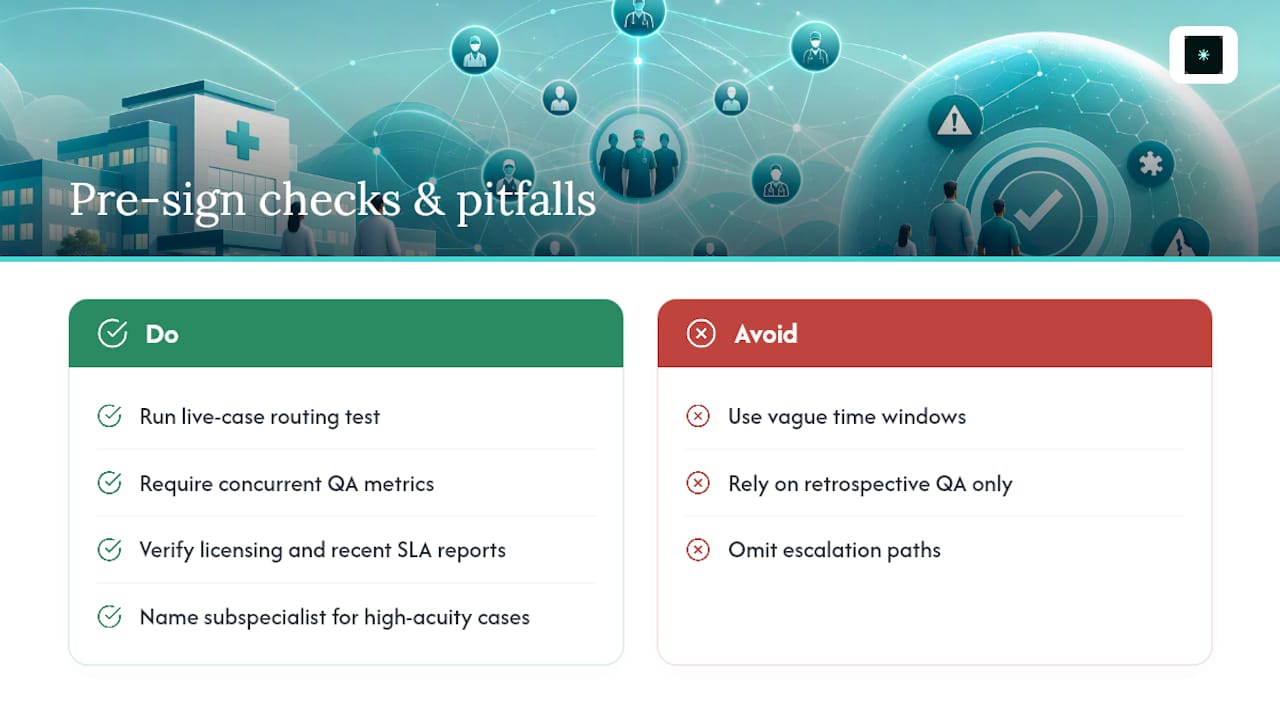 Common Pitfalls and Three High-Impact Checks: overview diagram