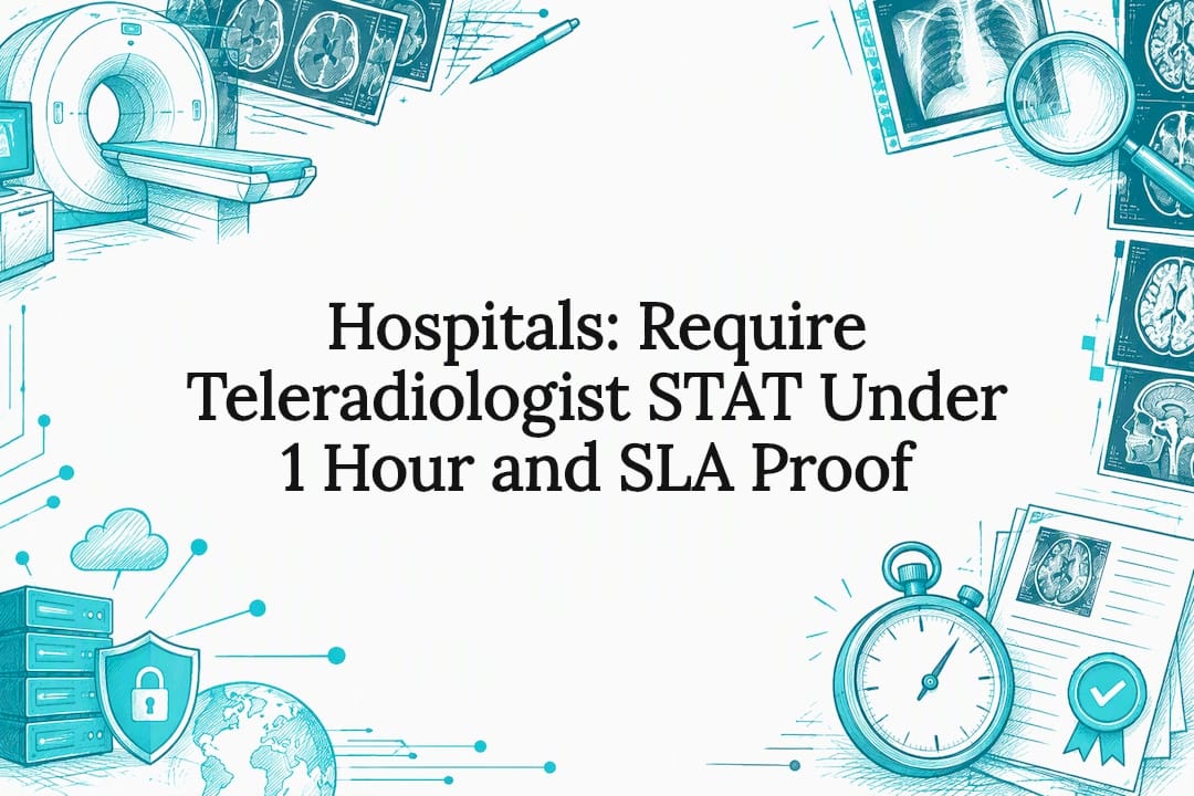 Decorative teleradiology SLA title card