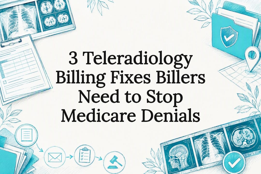 Medicare teleradiology billing title card