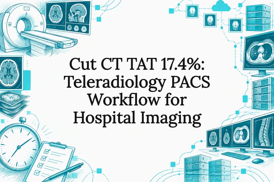 Decorative teleradiology workflow title card